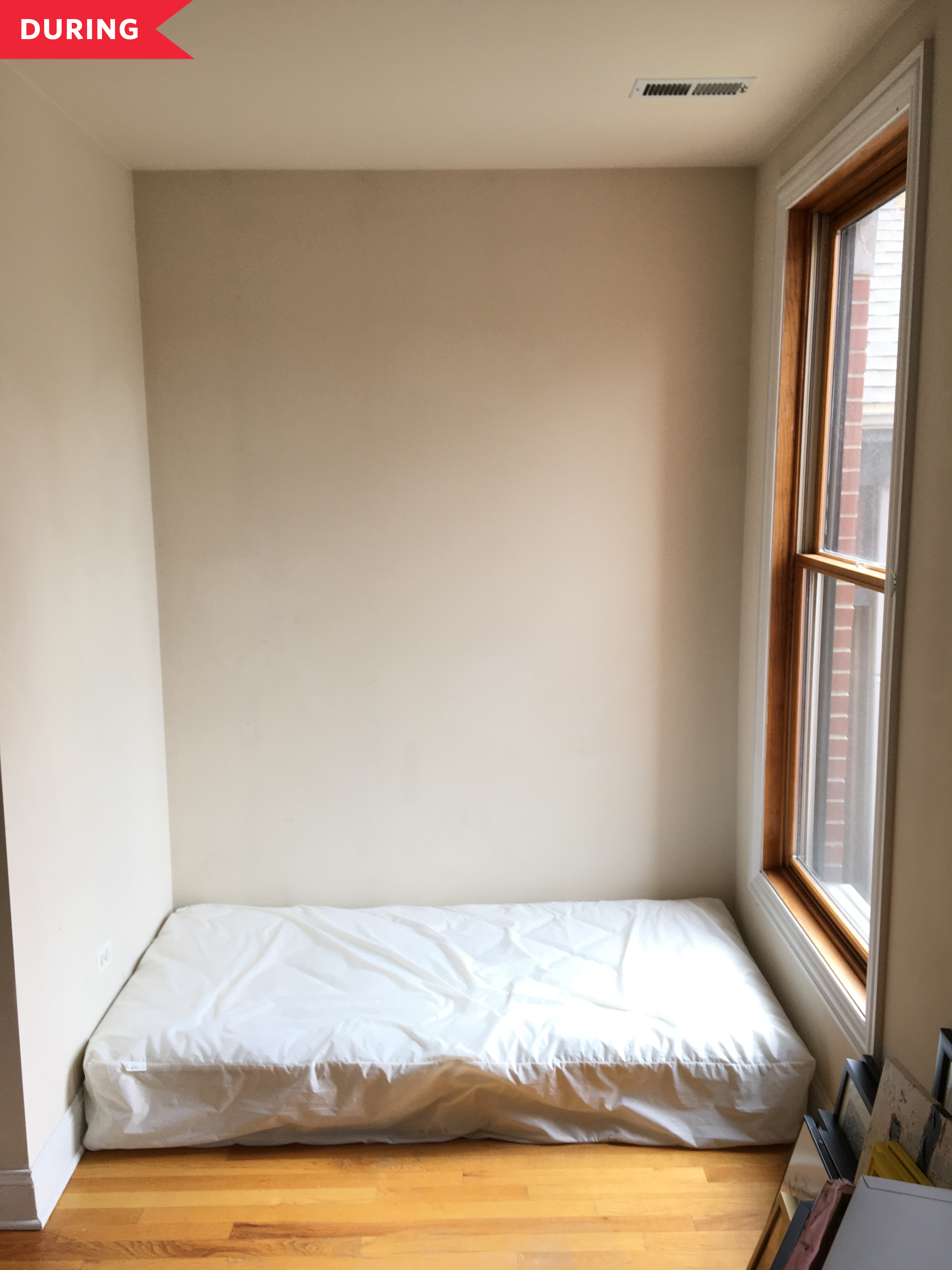 DIY Reading Nook Before and After Photos Apartment Therapy